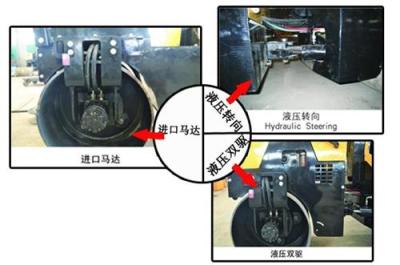 小型液壓雙驅壓路機