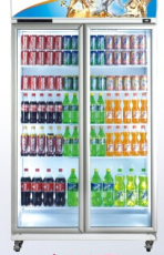 超市饮料柜 玻璃门展示柜 安徽阜阳饮料柜