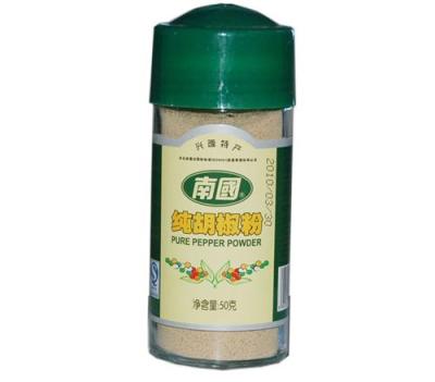 海南特产南国食品牌纯胡椒粉 50g/瓶