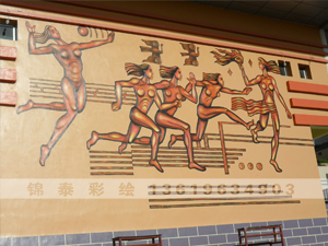 云南校园文化墙体彩绘 壁画设计制作公司