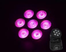 LED搖頭染色燈-7顆4w led搖頭燈