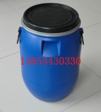 60升法兰塑料桶60L卡箍塑料桶