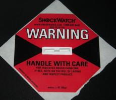 北京天津shockwatch防震动标签Tiltwatch