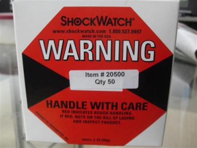 北京天津shockwatch防震动标签Tiltwatch