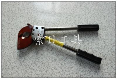 优质棘轮电缆剪J40 机械式线缆剪刀 索日牌